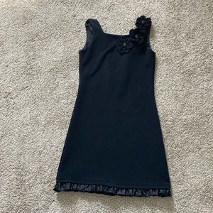 Girls black sleeveless dress size 8